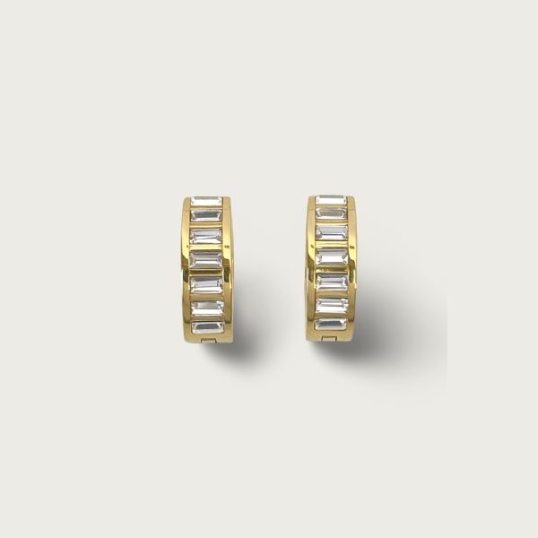 ZIRCON HOOPS NAUŠNICE